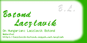 botond laczlavik business card